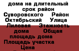 1/2 дома на длительный срок район Суворовского  › Район ­ Октябрьский  › Улица ­ Лиловая  › Этажность дома ­ 1 › Общая площадь дома ­ 52 › Площадь участка ­ 1 200 › Цена ­ 15 000 - Ростовская обл., Ростов-на-Дону г. Недвижимость » Дома, коттеджи, дачи аренда   . Ростовская обл.,Ростов-на-Дону г.